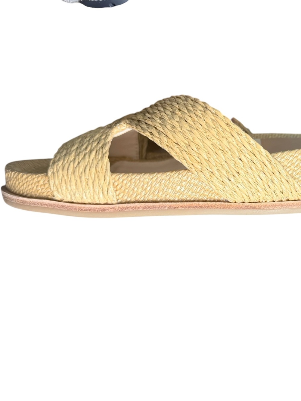 DOLCE VITA SELDA LT NATURAL RAFFIA SANDALS Size 8 - Picture 2 of 8